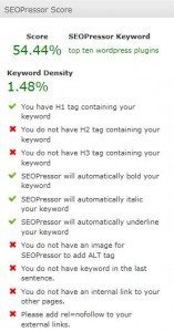 SEOPressor WordPress plugin