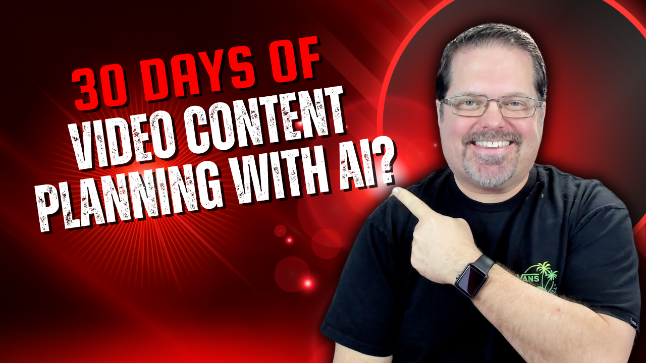 How to Use AI to Create a Personalized 30-Day Video Content Plan