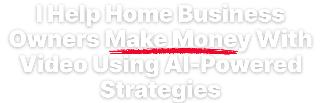 Mark Harbert - I Help Home Business Owners Make Money With Video using AI-Powered Strategies